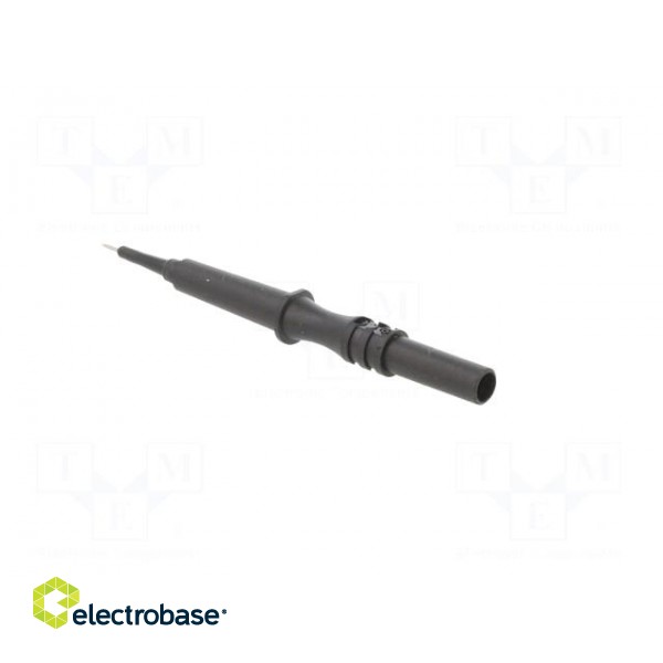 Test probe | 1A | 600V | black | Tip diameter: 0.75mm | Socket size: 2mm paveikslėlis 4