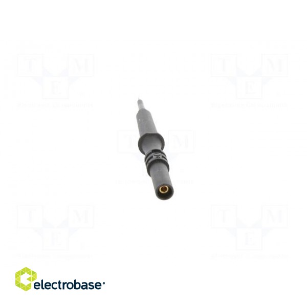 Test probe | 1A | 600V | black | Tip diameter: 2mm | Socket size: 2mm image 5
