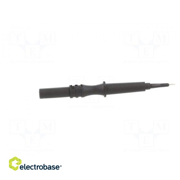 Test probe | 1A | 600V | black | Tip diameter: 0.75mm | Socket size: 2mm paveikslėlis 7