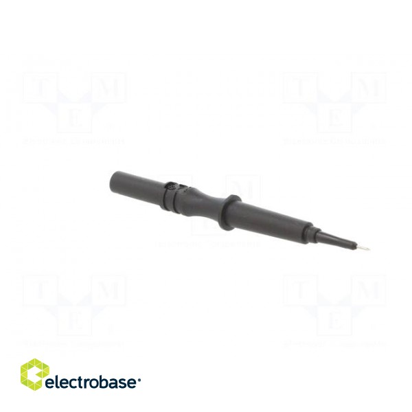 Test probe | 1A | 600V | black | Tip diameter: 0.75mm | Socket size: 2mm paveikslėlis 8