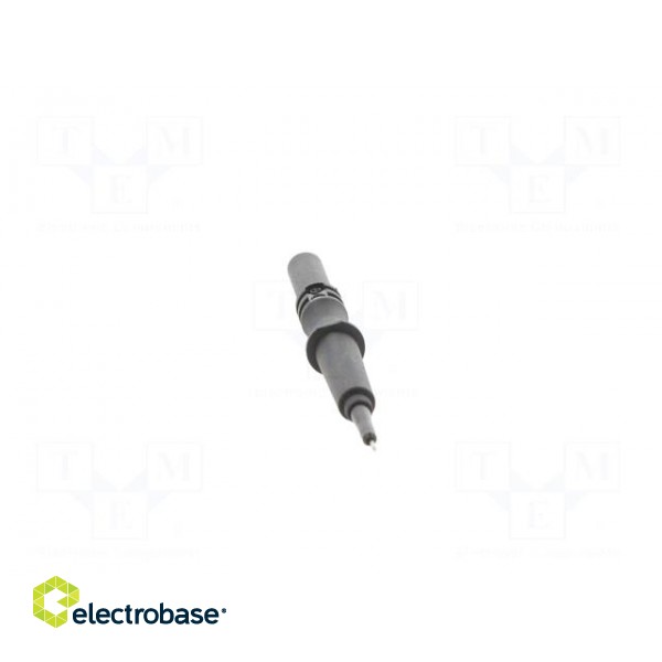 Test probe | 1A | 600V | black | Tip diameter: 2mm | Socket size: 2mm фото 9