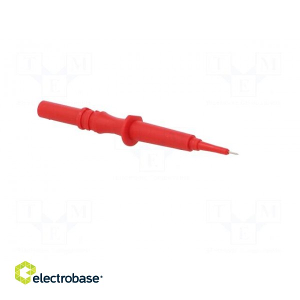 Test probe | 1A | 600V | red | Tip diameter: 0.75mm | Socket size: 2mm paveikslėlis 8