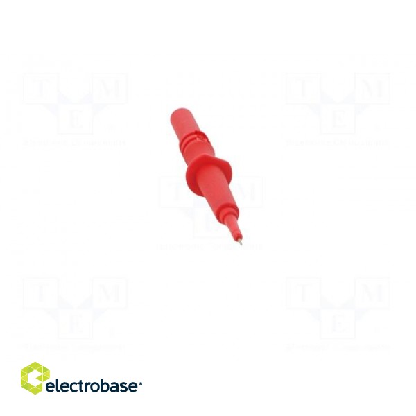 Test probe | 1A | 600V | red | Tip diameter: 0.75mm | Socket size: 2mm paveikslėlis 9