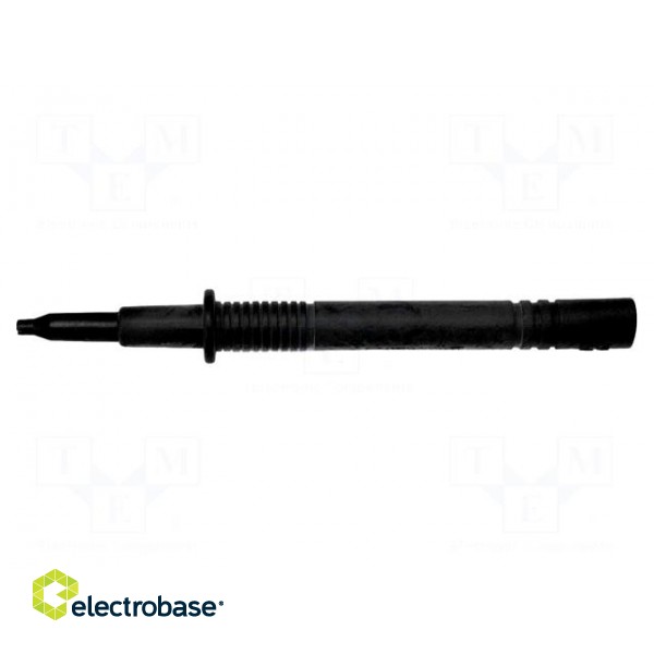 Test probe | 20A | 1kV | black | 132mm | banana 4mm socket