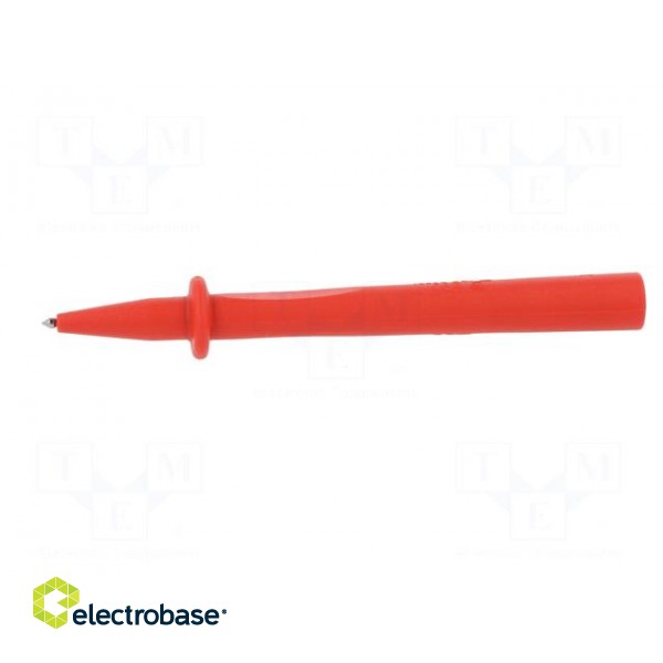 Test probe | 32A | red | Tip diameter: 4mm | Socket size: 4mm paveikslėlis 3