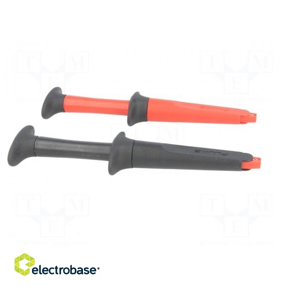 Clip-on probe | crocodile | 10A | red and black | 4mm | 1000VAC image 8