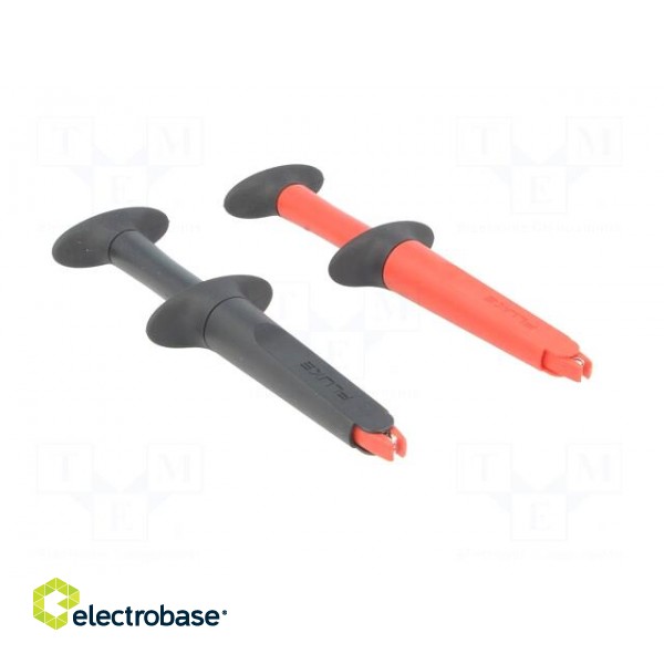 Clip-on probe | crocodile | 10A | red and black | 4mm | 1000VAC image 9