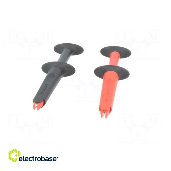 Clip-on probe | crocodile | 10A | red and black | 4mm | 1000VAC image 10