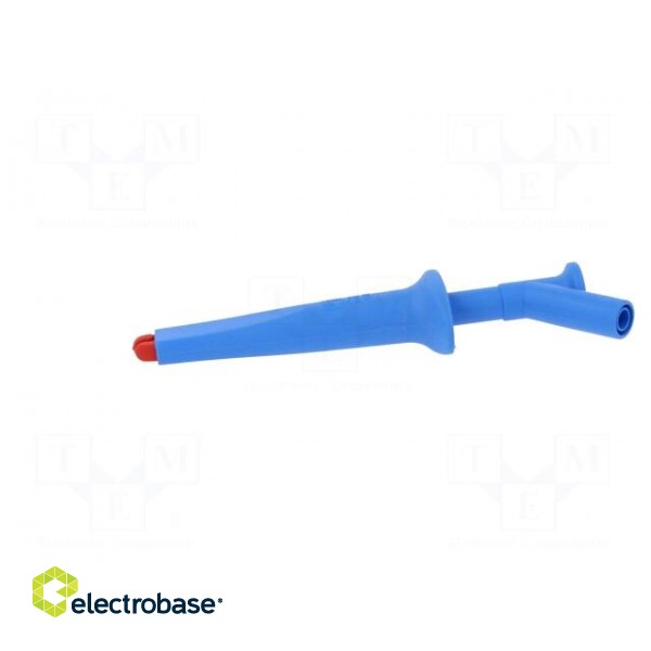 Clip-on probe | crocodile | 16A | 1kVDC | blue | 4mm image 4