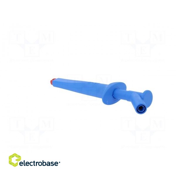 Clip-on probe | crocodile | 16A | 1kVDC | blue | 4mm image 5