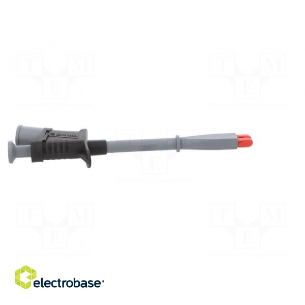 Clip-on probe | crocodile | 20A | black | Grip capac: max.15mm | 1kV image 8