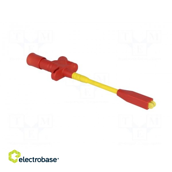 Clip-on probe | crocodile | 20A | red | Grip capac: max.10mm | 1000V image 9