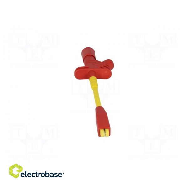 Clip-on probe | crocodile | 20A | red | Grip capac: max.10mm | 1000V image 10