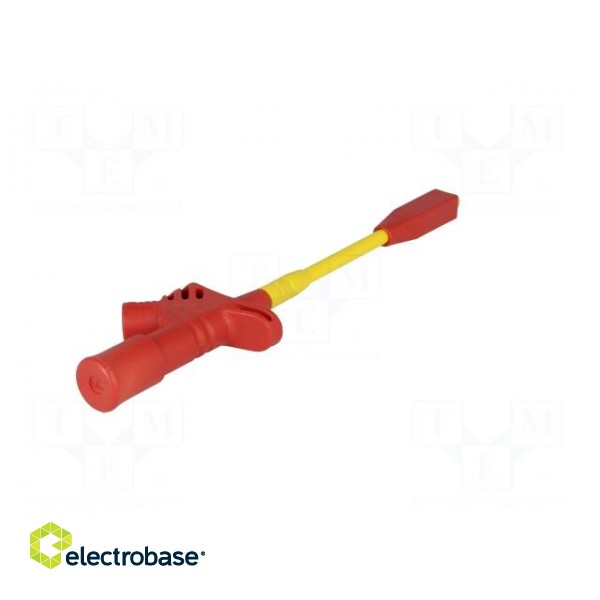 Clip-on probe | crocodile | 20A | red | Grip capac: max.10mm | 1000V image 7