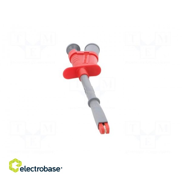 Clip-on probe | crocodile | 20A | red | Grip capac: max.15mm | 1000V image 10