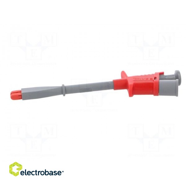 Clip-on probe | crocodile | 20A | red | Grip capac: max.15mm | 1000V image 4