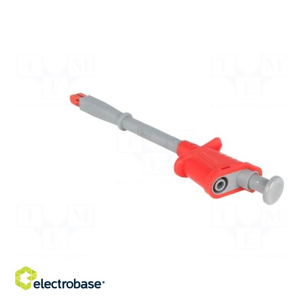 Clip-on probe | crocodile | 20A | red | Grip capac: max.18mm | 1000V image 5