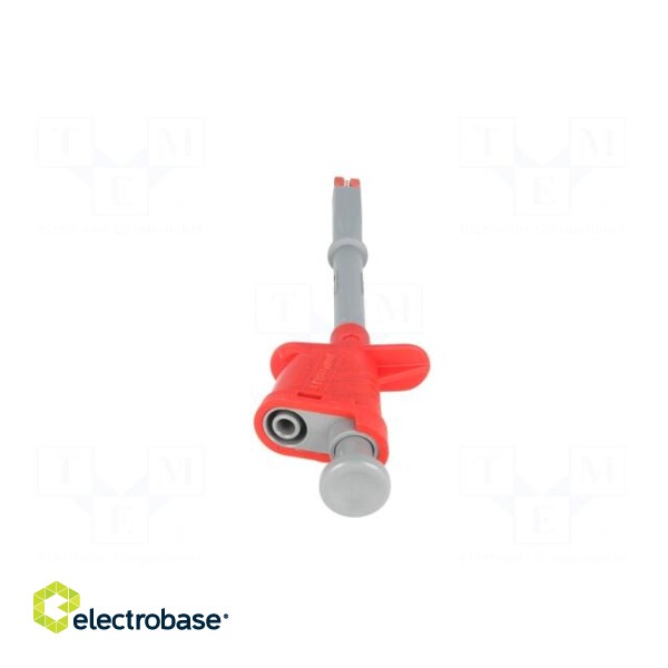 Clip-on probe | crocodile | 20A | red | Grip capac: max.18mm | 1000V image 6