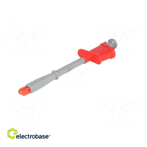 Clip-on probe | crocodile | 20A | red | Grip capac: max.18mm | 1000V image 3