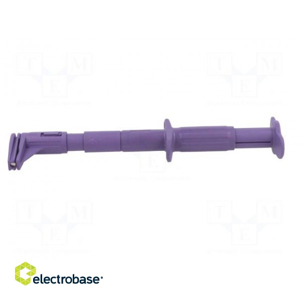 Clip-on probe | crocodile | 5A | 1kVDC | violet | Grip capac: max.25mm image 4