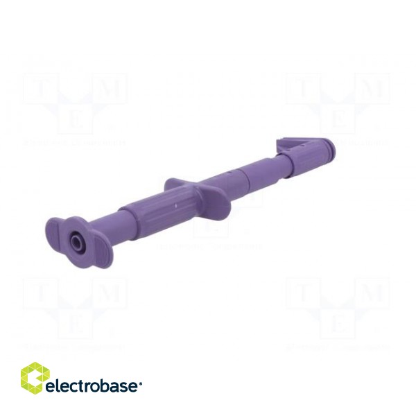 Clip-on probe | crocodile | 5A | 1kVDC | violet | Grip capac: max.25mm image 7