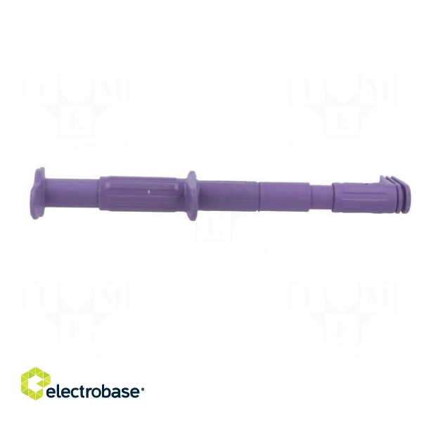 Clip-on probe | crocodile | 5A | 1kVDC | violet | Grip capac: max.25mm image 8
