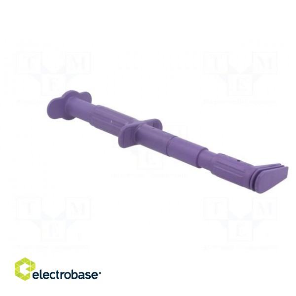 Clip-on probe | crocodile | 5A | 1kVDC | violet | Grip capac: max.25mm image 9