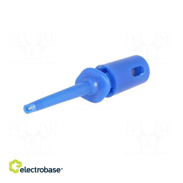 Clip-on probe | hook type | 0.3A | 60VDC | blue | Grip capac: max.1.1mm image 2