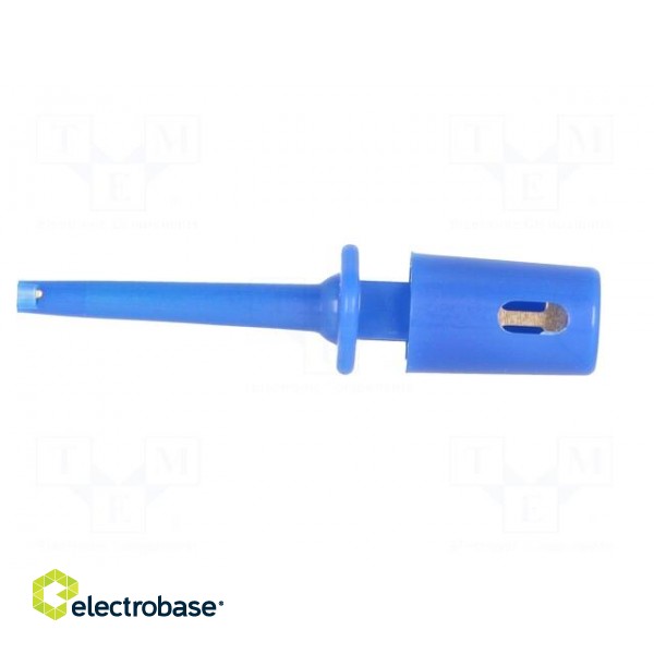 Clip-on probe | hook type | 0.3A | 60VDC | blue | Grip capac: max.1.1mm image 3