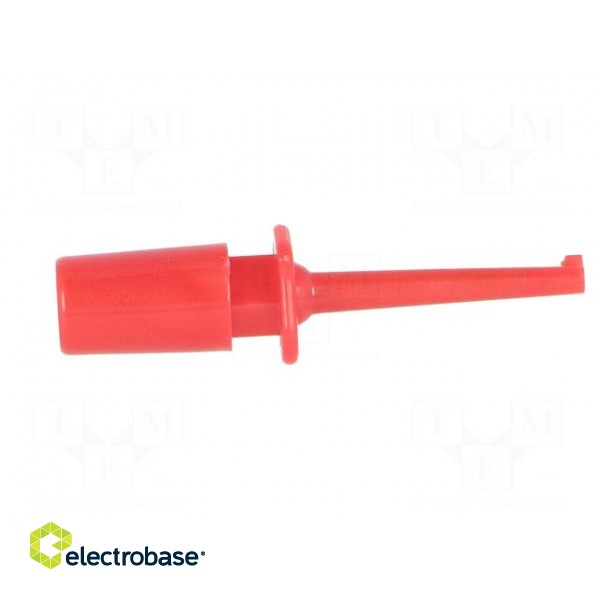Clip-on probe | hook type | 0.3A | 60VDC | red | Grip capac: max.1.1mm image 7
