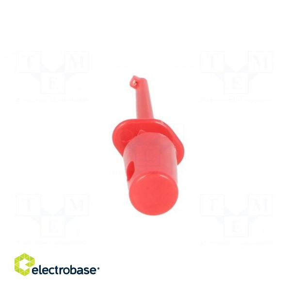 Clip-on probe | hook type | 0.3A | 60VDC | red | Grip capac: max.1.1mm image 5