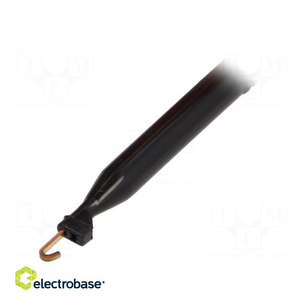 Clip-on probe | hook type | 10A | 1kVDC | black | 63mm image 2