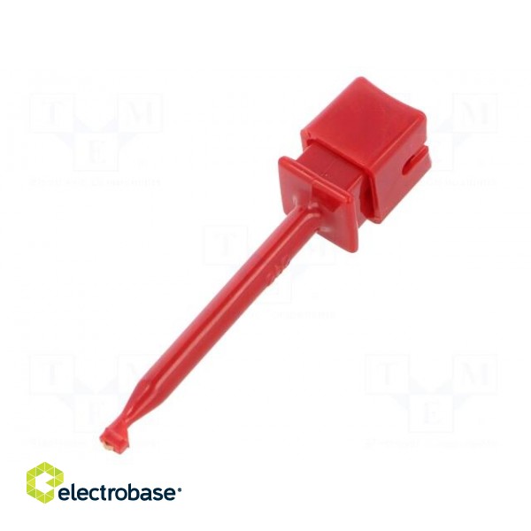 Clip-on probe | hook type | 10A | 1kVDC | red | 63mm фото 1