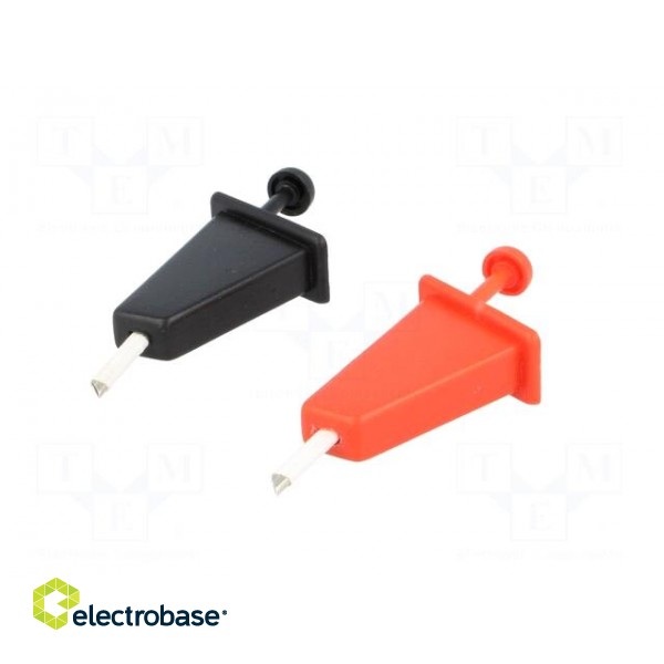 Clip-on probe | hook type | 300VDC | red and black фото 2