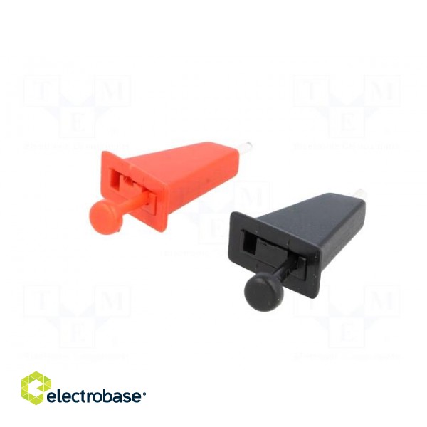 Clip-on probe | hook type | 300VDC | red and black image 5