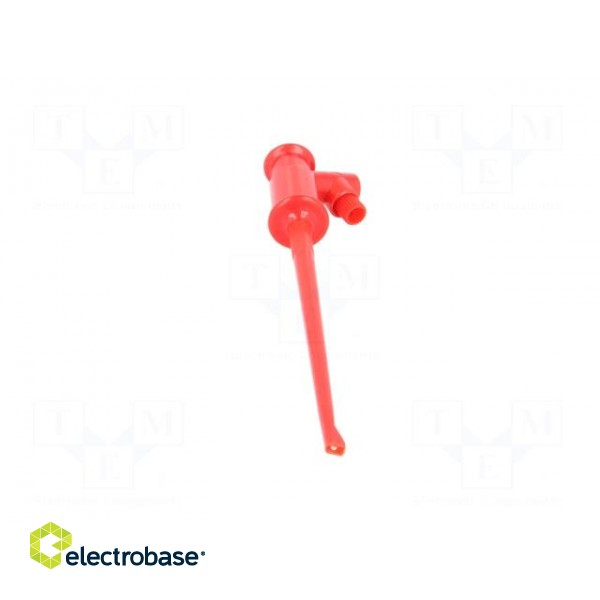 Clip-on probe | hook type | 3A | 60VDC | red | Grip capac: max.1.3mm image 10