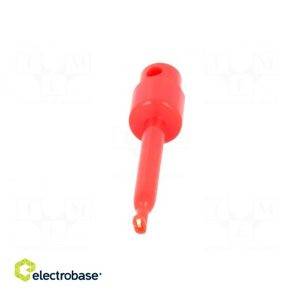 Clip-on probe | hook type | 3A | 60VDC | red | Grip capac: max.1.6mm image 9