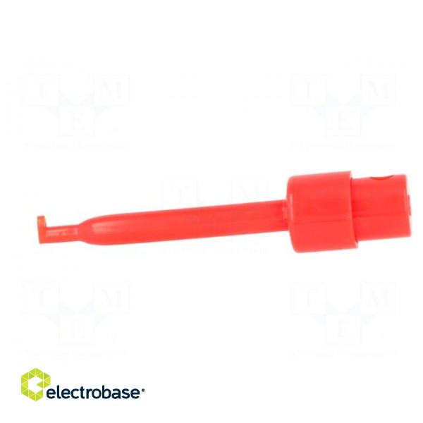 Clip-on probe | hook type | 3A | 60VDC | red | Grip capac: max.1.6mm image 3