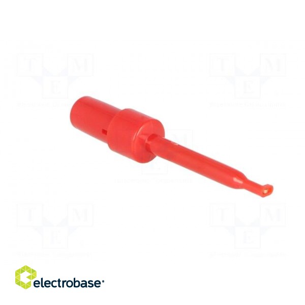 Clip-on probe | hook type | 3A | 60VDC | red | Grip capac: max.1.7mm фото 8