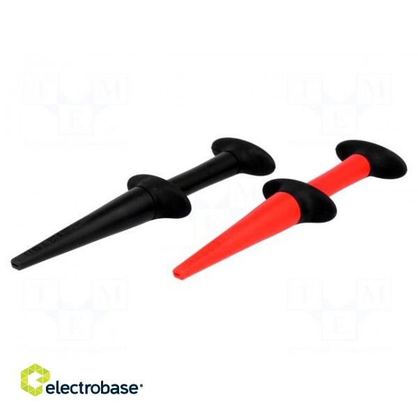 Clip-on probe | hook type | 3A | Grip capac: max.6.4mm | 1kV image 1