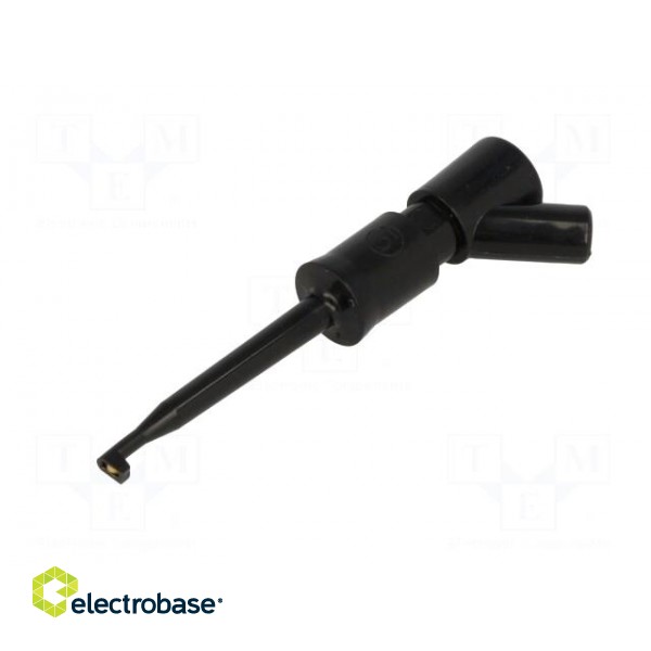 Clip-on probe | hook type | 6A | 60VDC | black | Grip capac: max.2mm image 2