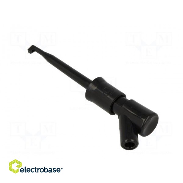 Clip-on probe | hook type | 6A | 60VDC | black | Grip capac: max.2mm image 4