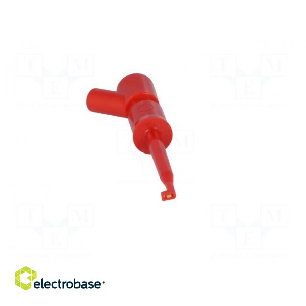 Clip-on probe | hook type | 6A | 60VDC | red | Grip capac: max.2mm | 2mm image 10