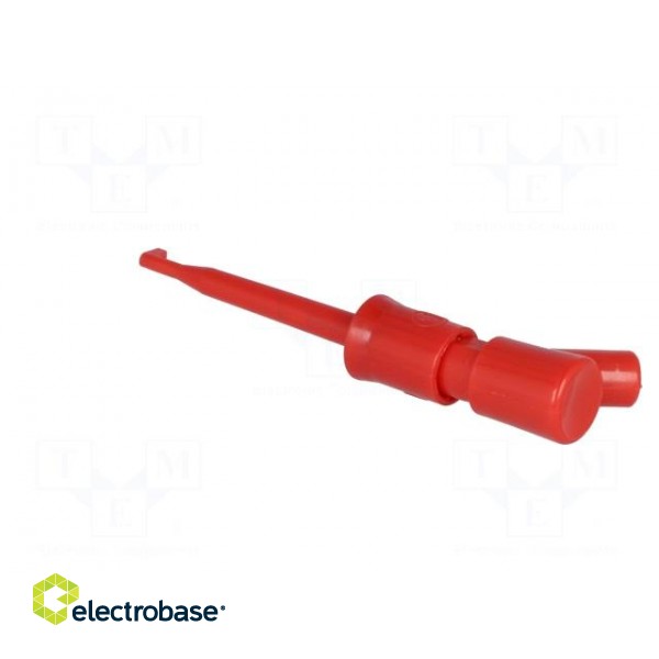 Clip-on probe | hook type | 6A | 60VDC | red | Grip capac: max.2mm | 2mm image 9