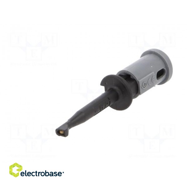 Clip-on probe | hook type | 6A | 70VDC | black | Grip capac: max.3.5mm image 3