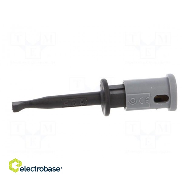 Clip-on probe | hook type | 6A | 70VDC | black | Grip capac: max.3.5mm image 4