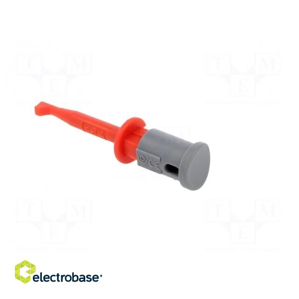 Clip-on probe | hook type | 6A | 70VDC | red | Grip capac: max.3.5mm image 5