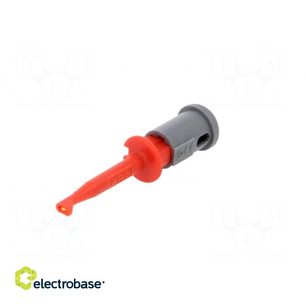 Clip-on probe | hook type | 6A | 70VDC | red | Grip capac: max.3.5mm image 3