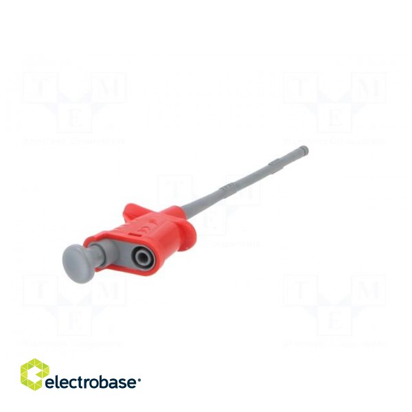 Clip-on probe | hook type | 6A | red | Plating: nickel plated | 4mm image 7