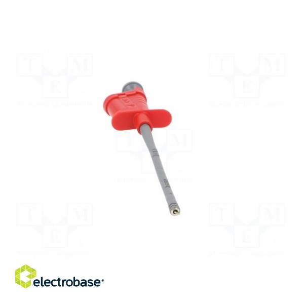 Clip-on probe | hook type | 6A | red | Plating: nickel plated | 4mm image 10